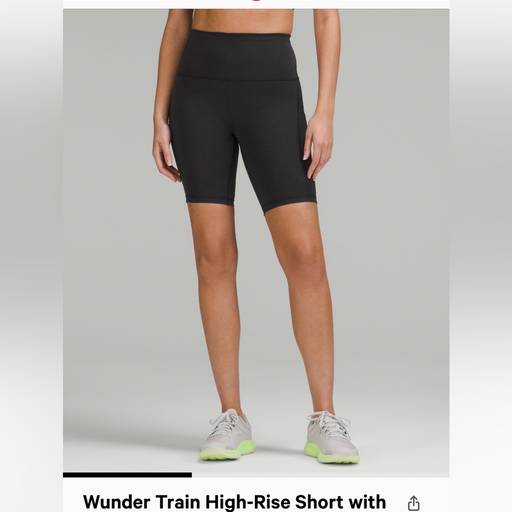 Lululemon Wunder Under biker shorts 8”